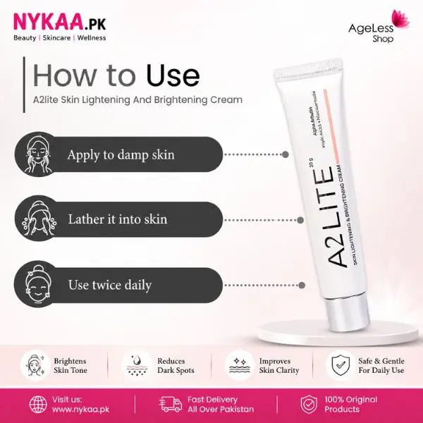 A2 Lite Skin Lightening & Brightening Cream in Pakistan