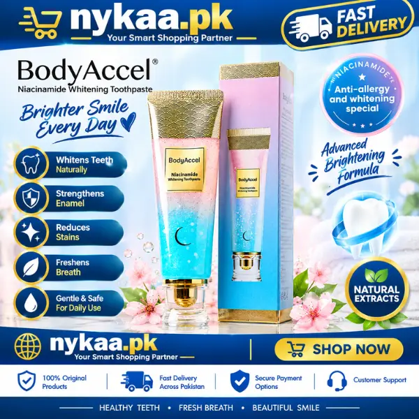 BodyAccel Niacinamide Whitening Toothpaste in Pakistan