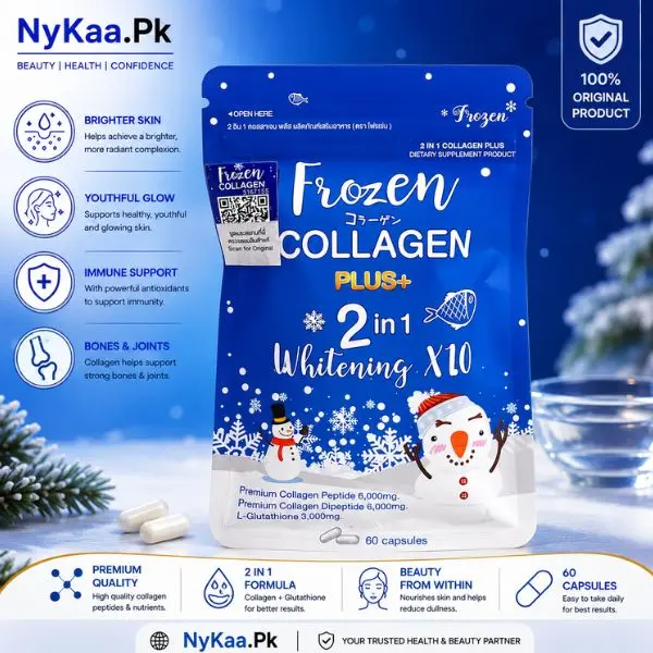 Frozen Collagen 2 In 1 Whitening Capsules In Pakistan