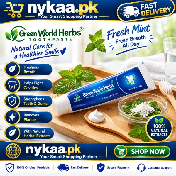 Green World Herbs Toothpaste in Pakistan