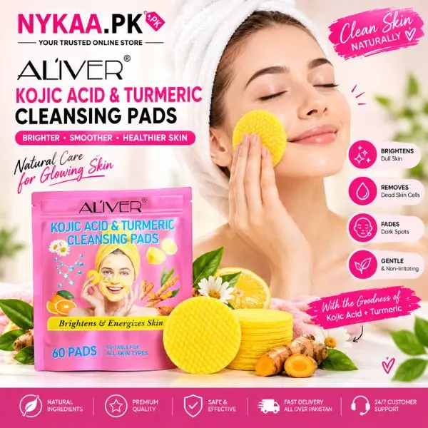 Kojic Acid and Turmeric Cleansing Pads (60 Pads)