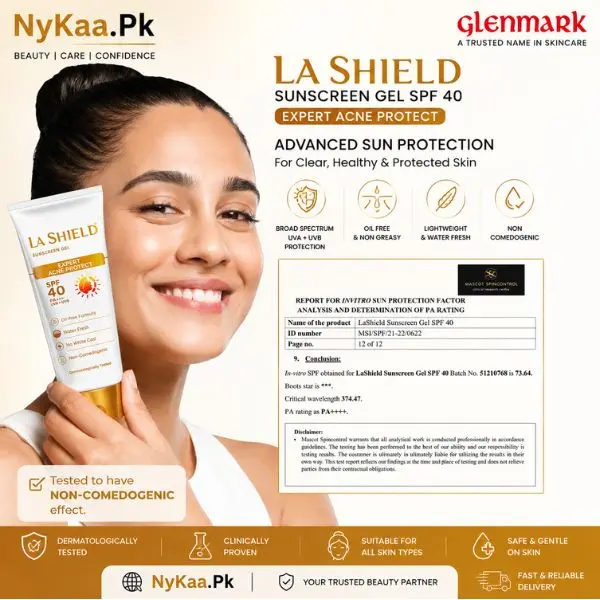 LA Shield SPF 40 Sunscreen In Pakistan