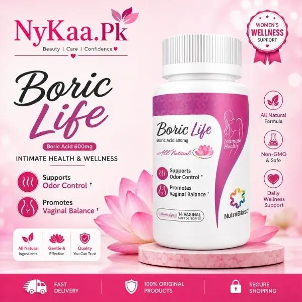 NutraBlast Boric Acid Vaginal Suppositories In Pakistan