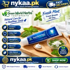 Green World Herbs Toothpaste in Pakistan