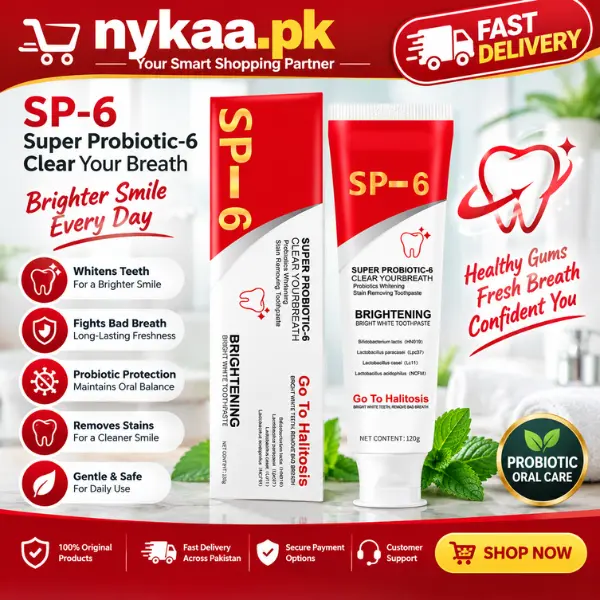 YAYASHI SP-6 Probiotic Whitening Toothpaste in Pakistan 