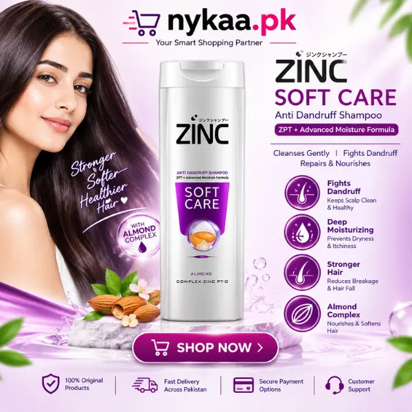 Zinc Anti Dandruff Soft Care Shampoo in Pakistan